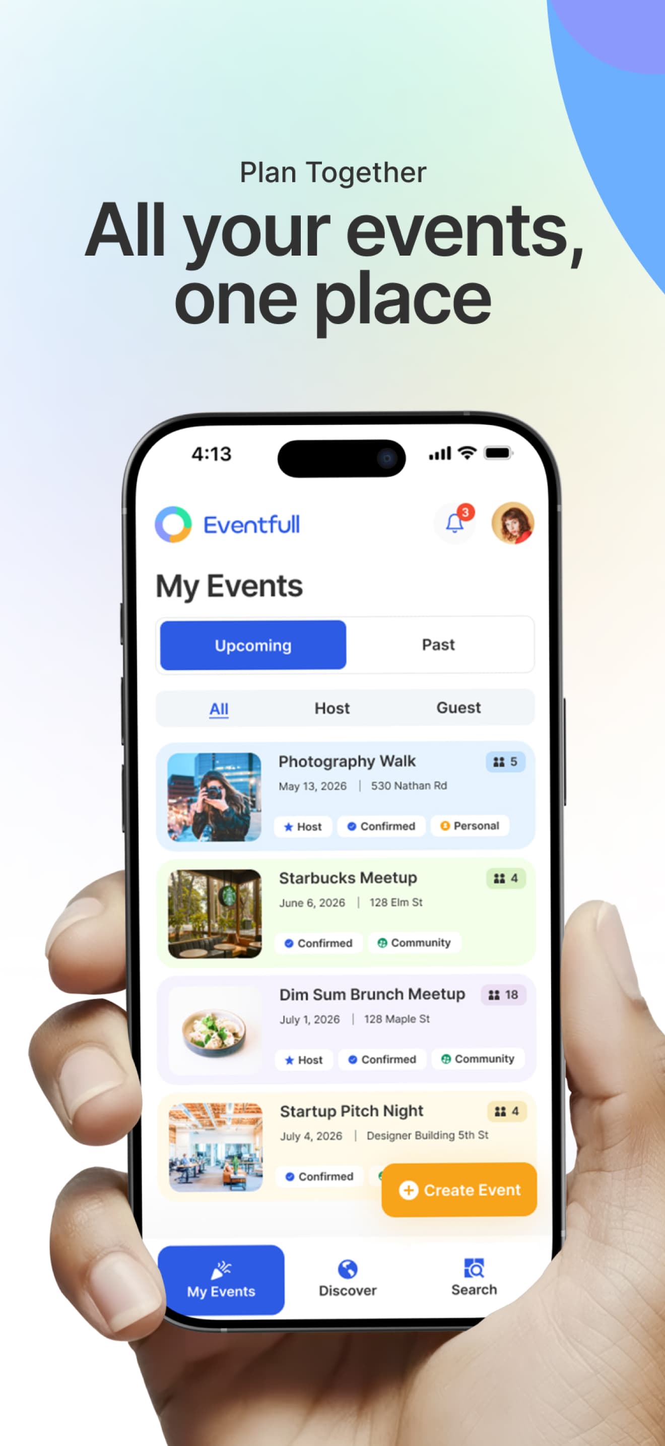EventFull — 所有活動集中一處